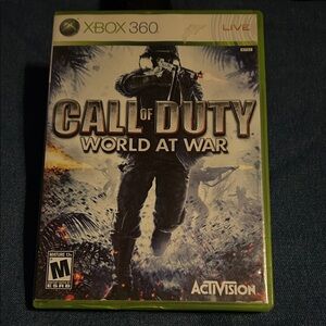 Call of Duty: World at War for Xbox 360 - Black and Green